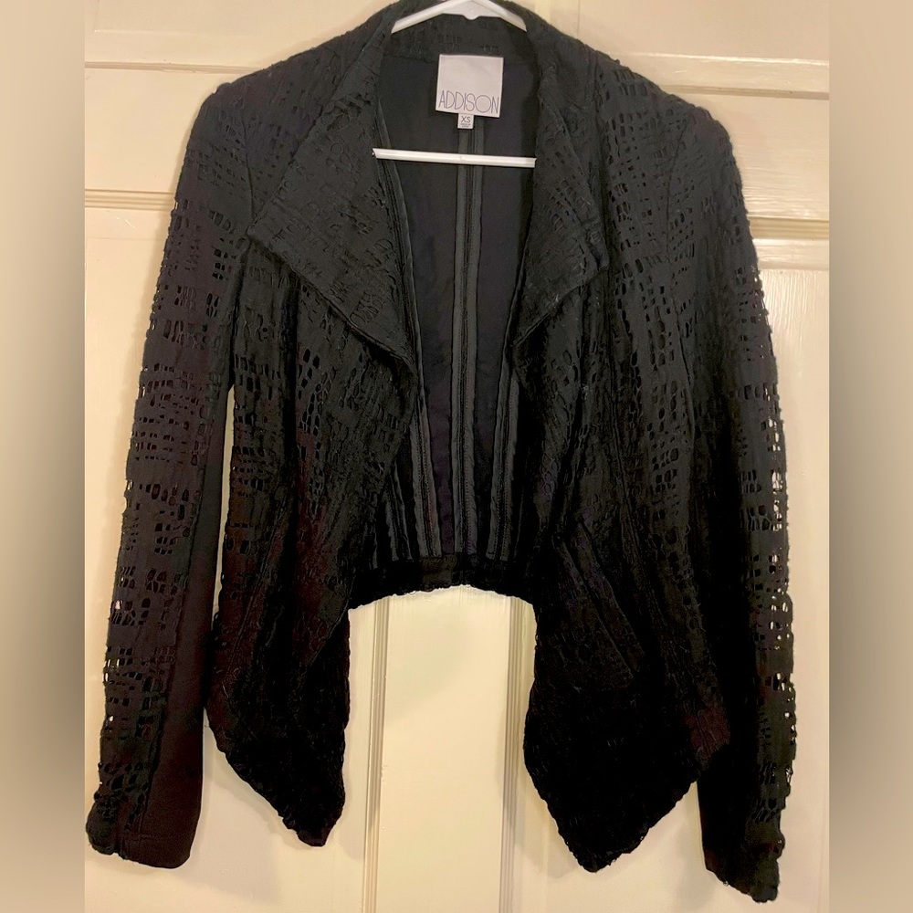 Addison Lace Open Front Jacket From Neiman Marcus - image 1